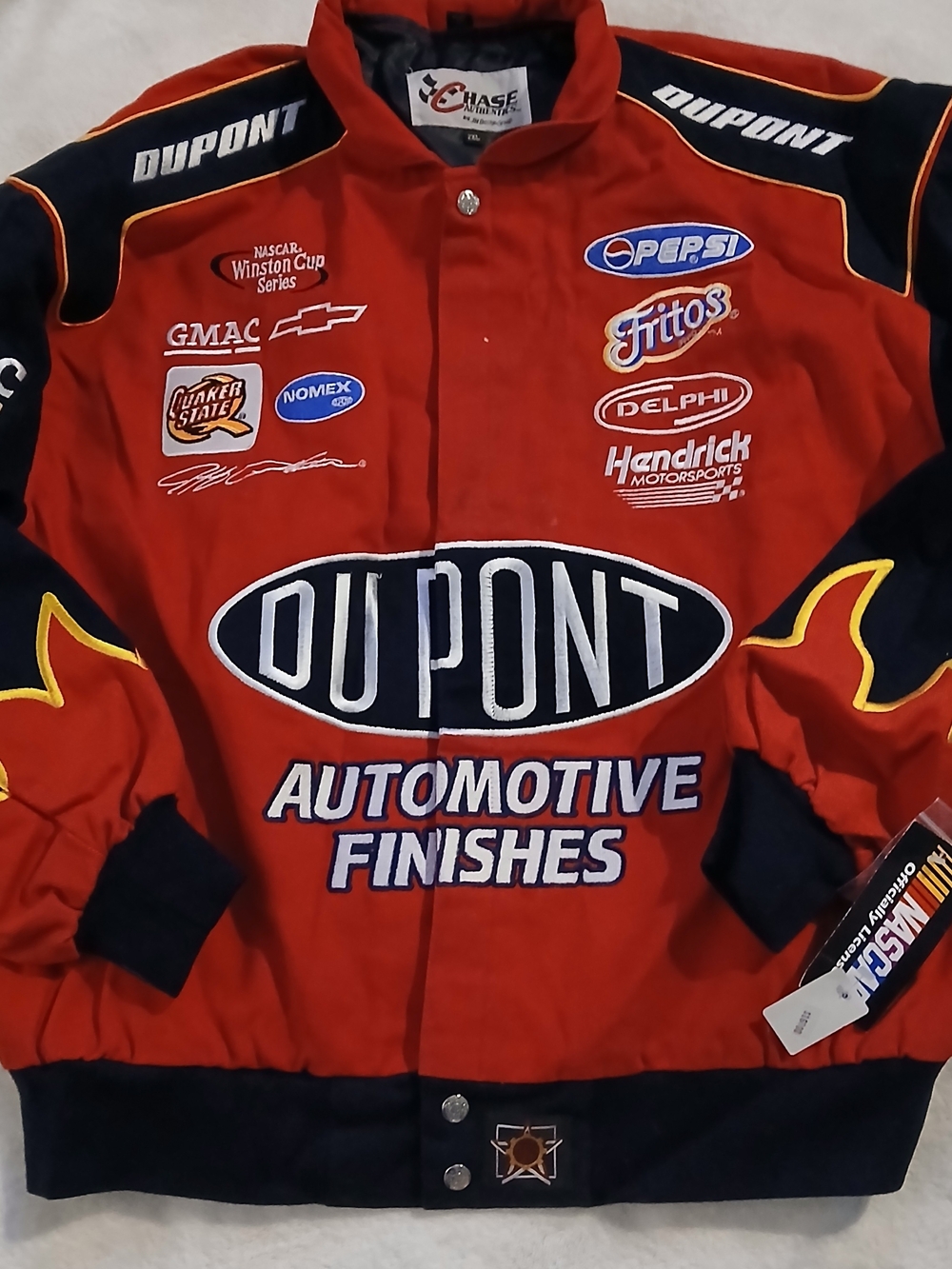 VINTAGE Nascar DuPont #24 Jeff Gordon Racing Jacket NWT $160 - 2XL XXL